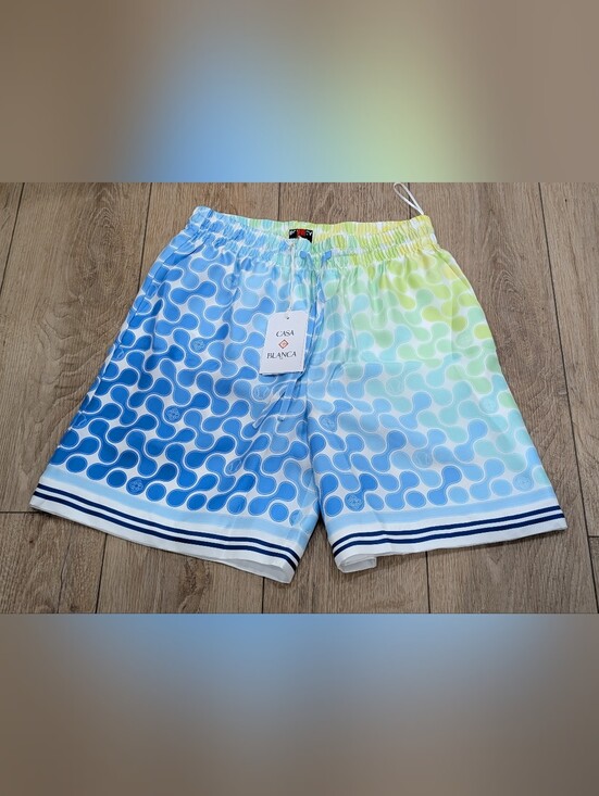 casablanca Other - $875 Mens Casablanca Gradient Tennis Tile Silk Shorts Small